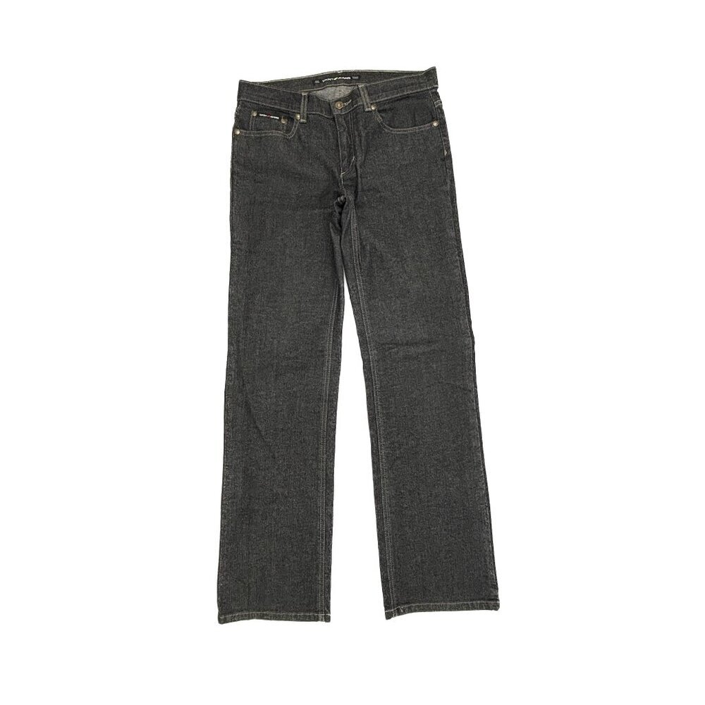 DKNY Bootcut Jeans Women Size 6 Black Denim Mid Rise Classic 5-Pocket